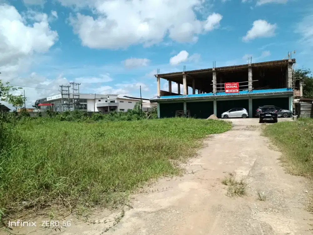 DIJUAL 4 RUKO PLONG BONUS RUMAH JALAN SOEKARNO HATTA PALEMBANG