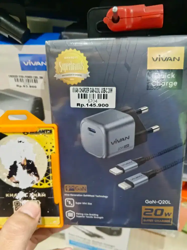 CHARGER VIVAN C to L GaN Q20L 20 Watt