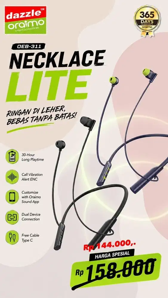Oraimo NeckLace Lite OEB-311