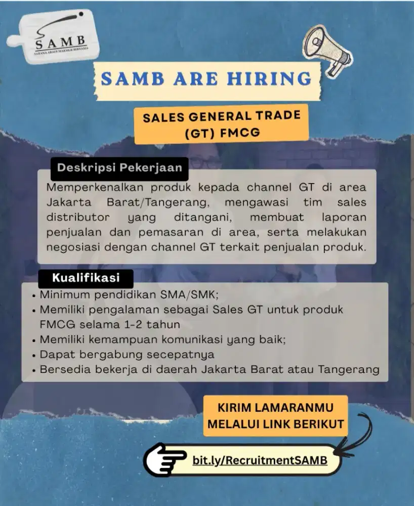 Sales General Trade FMCG