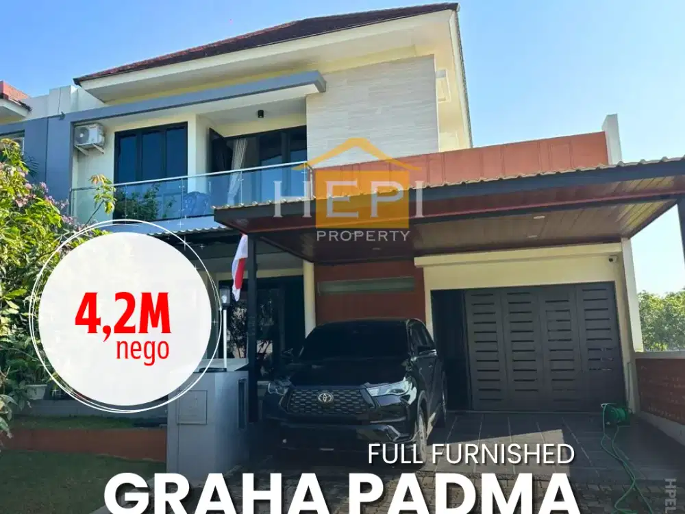 Dijual Rumah FULL FURNISHED di Graha Padma Semarang