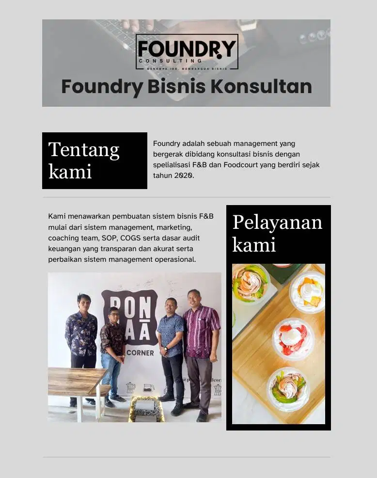 Jasa konsultasi usaha