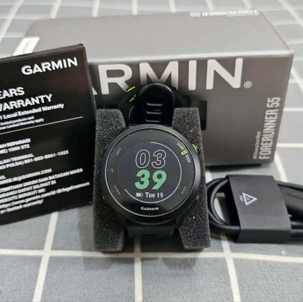 Garmin Forerunner 55 Fullset Murah Normal