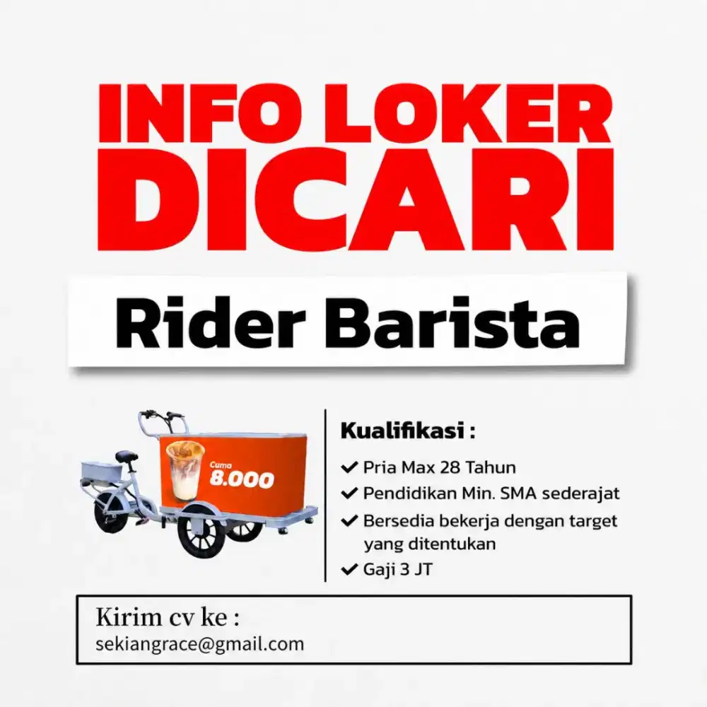 RIDER BARISTA SEKIANKOPI.