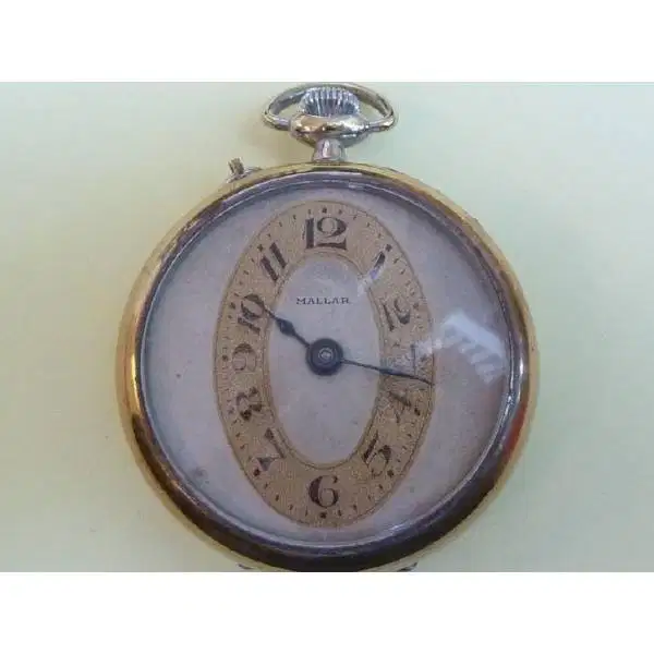 jam saku Militair MALLAR art deco antik