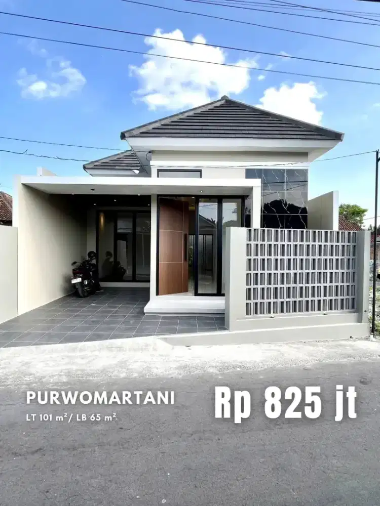Dijual Rumah Baru Lokasi Strategis di Purwomartani