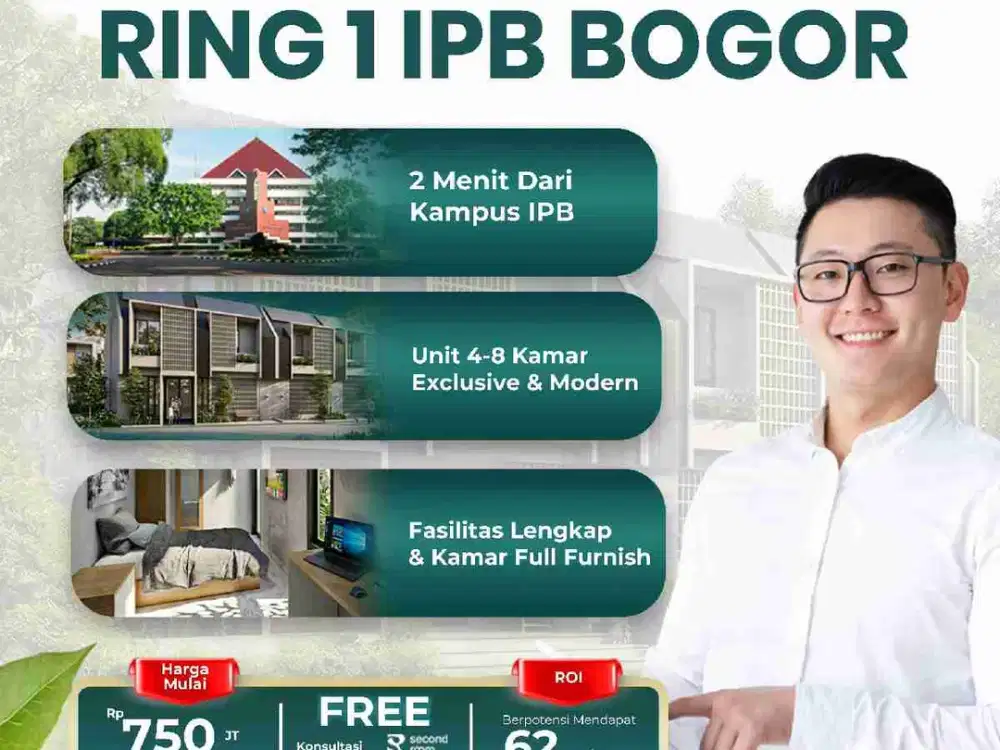 Jual Kost Premium 2 Menit Ke Gerbang Kampus IPB Bogor,Selalu Full Penyewa