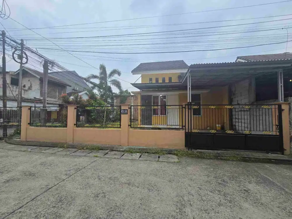 di sewakan rumah hoek taman palem talaga bestari tangerang
