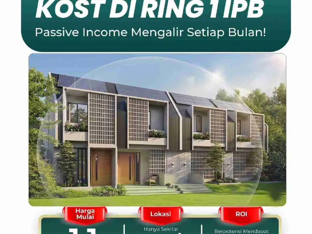 Jual Apartkost Premium Dkt Gerbang Kampus IPB Bogor,Lokasi Strategis Tingkat Sewa Tinggi