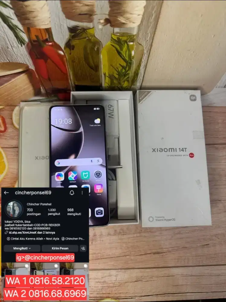 Jual hp likenew Xiaomi 14T 5g 12/512 istimewa garansi panjang 02 2027