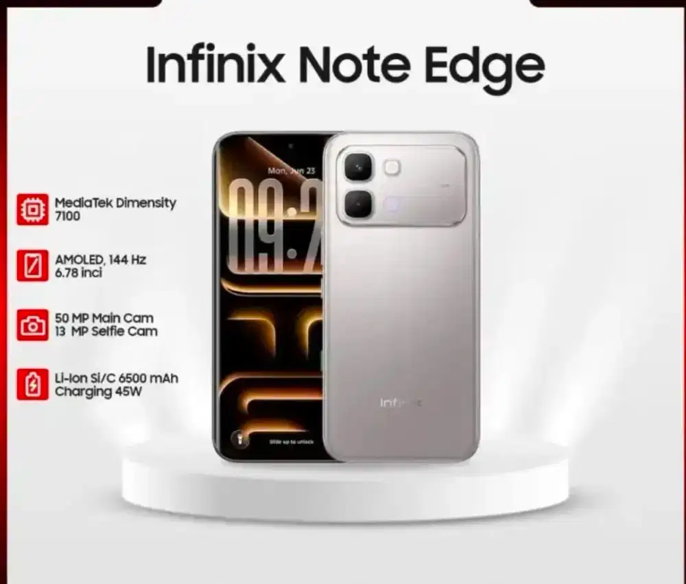 Infinix note edge 8/256GB BARU SEGEL