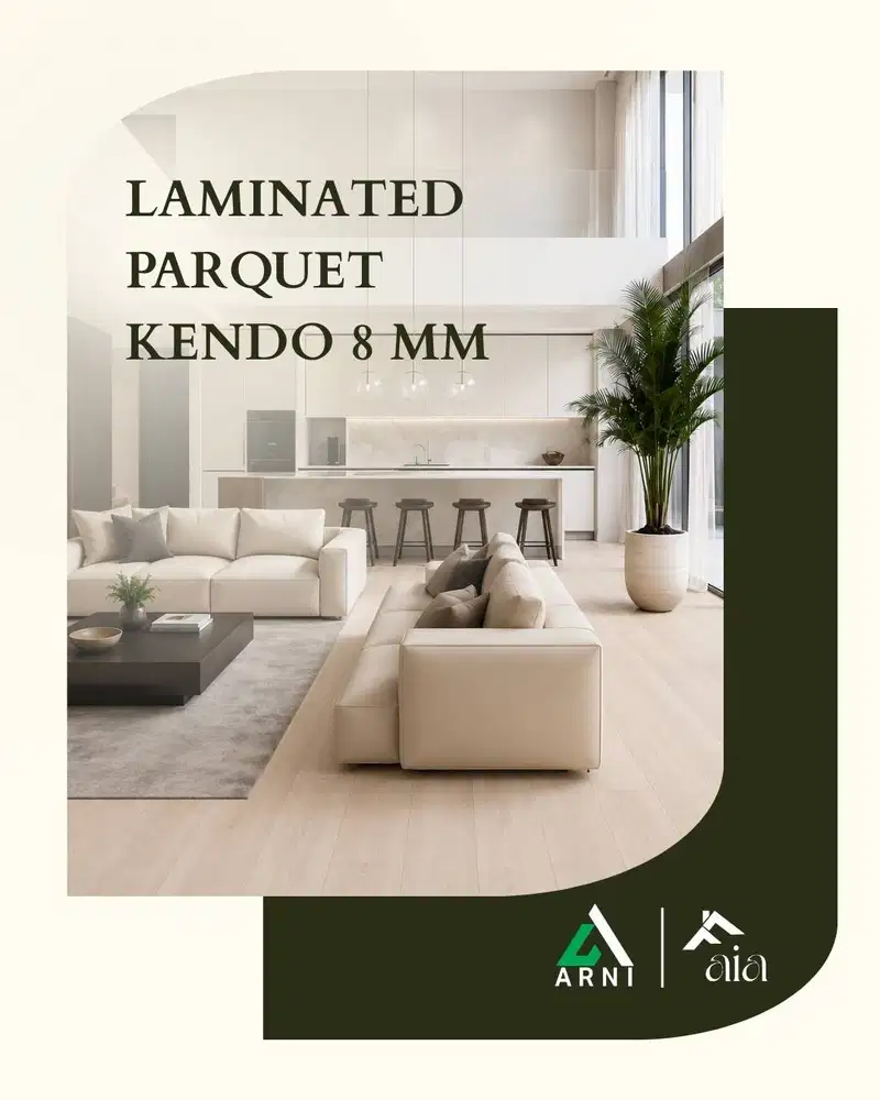 Laminated Kendo 8 mm Motif Kayu | Dekorasi Lantai Anti Rayap Anti Air