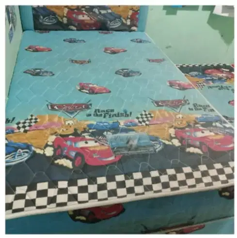Preloved spring bed susun anak motif animasi cars