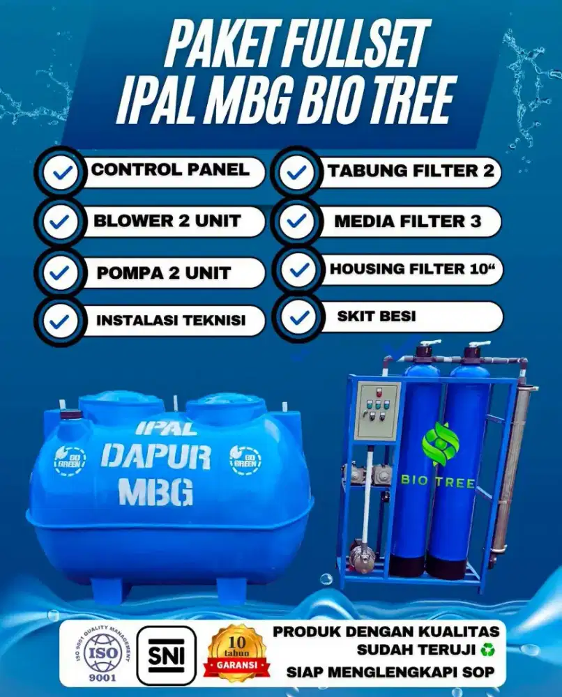 Keperluan memasang IPAL untuk program MBG