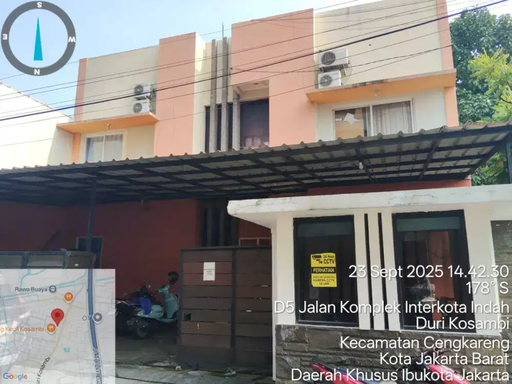Dijual Lelang Rumah Komp Perumahan Inter Kota Indah, Kelurahan Duri Kosambi Kecamatan Cengkareng Kotamadya Jakarta Barat