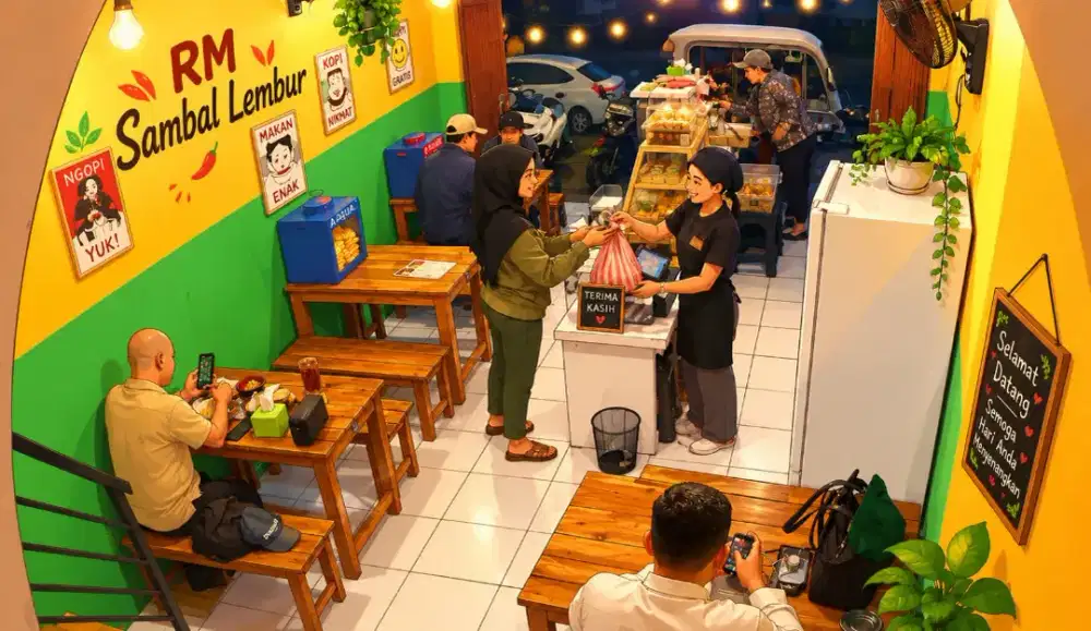 Dibutuhkan asisten dapur di rumah makan
