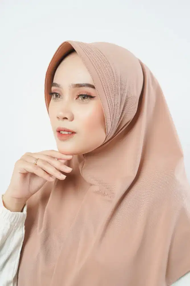 Khimar Jersey Premium Pet Antem | Khimar Pinguin Adem & Nyaman Seharia