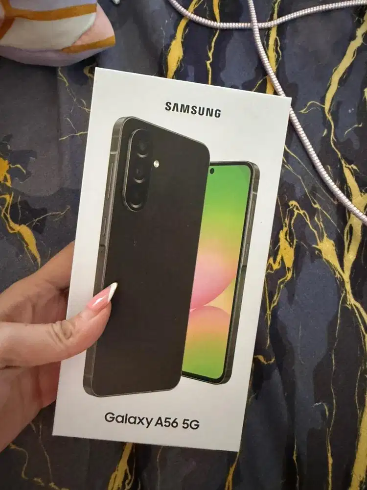 Samsung A56 5G 8/256 MULUS + free airpods  beli hanya buka segel aja