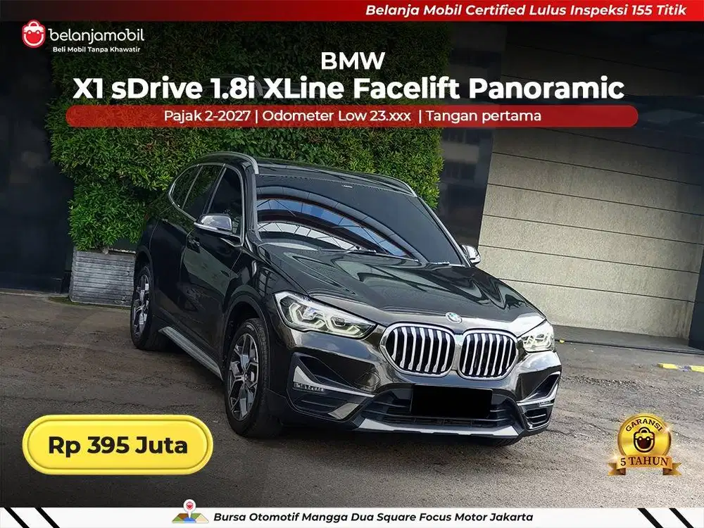 [ LOW KM 23RB ] BMW X1 X 1 sDrive 1.8i XLine Facelift AT 2020/2021