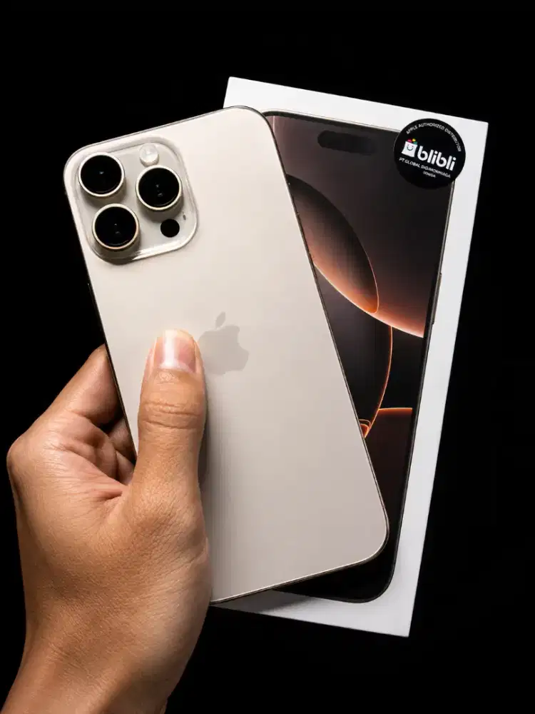 Iphone 16 promax 512 blibli dessert titanium