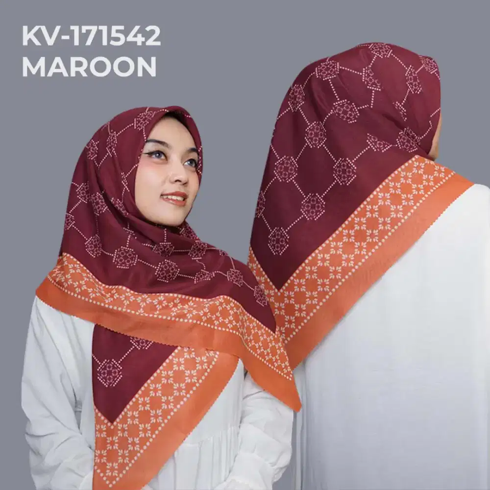 Hijab motif premium standar