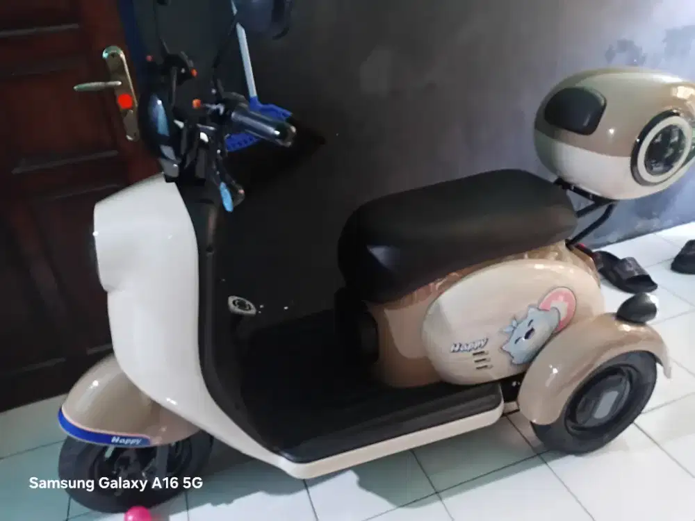 Sepeda listrik roda tiga GD300 Apollo coklat 1 Merk GODA