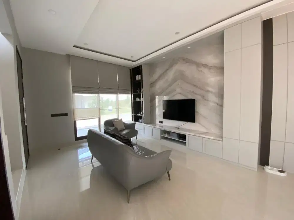 Rumah di Jalan Boulevard Cluster Amata Mozia - BSD semi furnish
