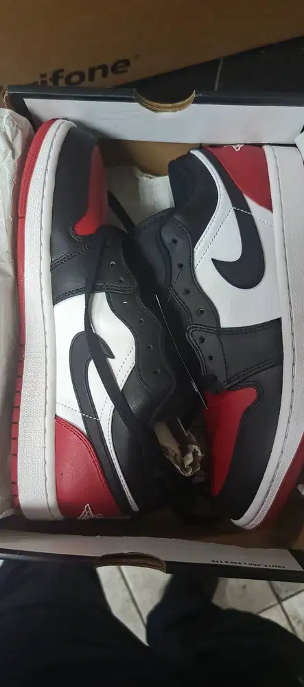 AIR JORDAN 1 low WB VARSITY RED 9.5