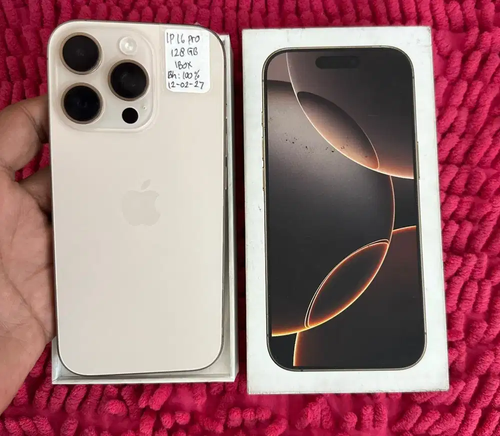 Iphone 16 pro 128gb ibox like new