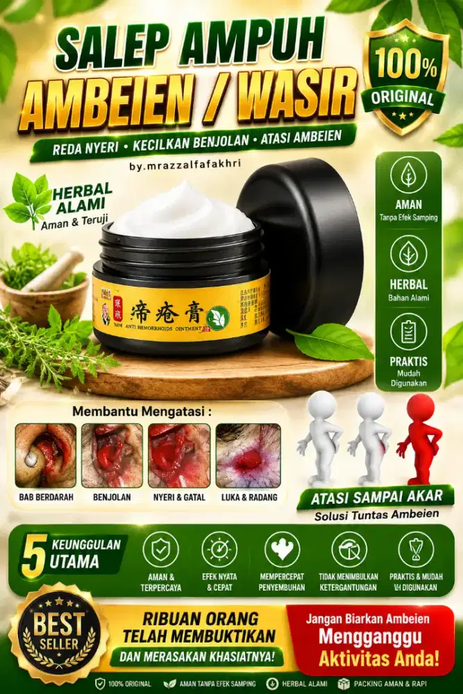 Terlaris! Salep Ampuh Mengatasi Maslahat Ambe1en Was1er
