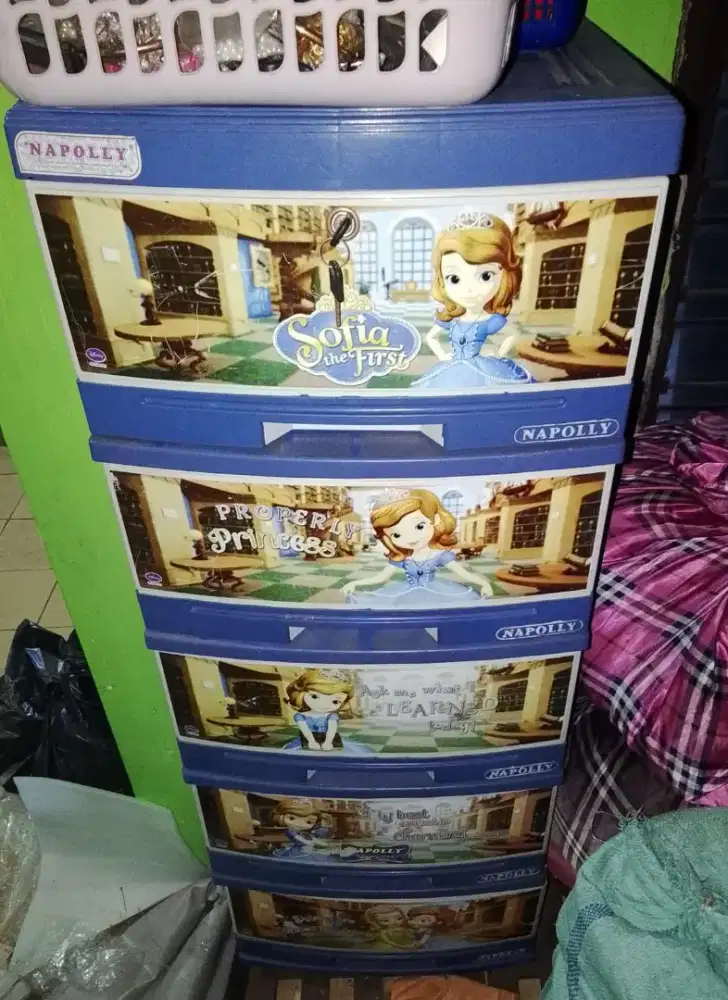 Lemari Plastik 5 laci Napolly