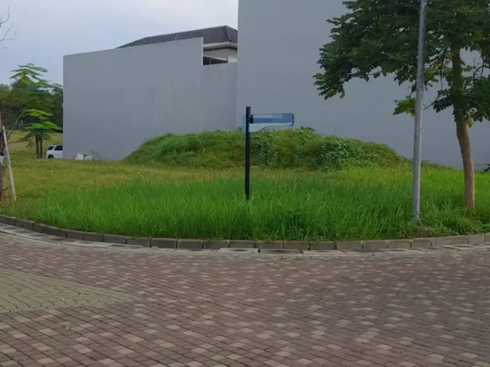 Dijual Kavling Hoek Golf Island, Uk.19,04X20m2, Hadap Utara
