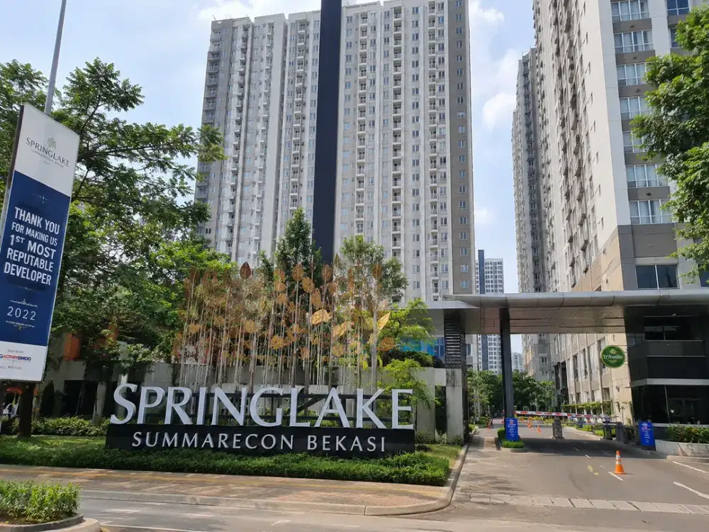 DIJUAL APRTEMEN SPRINGLAKE TYPE STUDIO DEKET KAMPUS BINUS DI SUMMARECON BEKASI