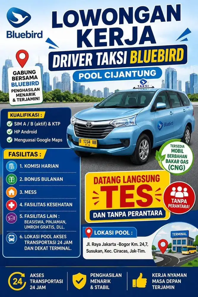 LOKER DRIVER - SUPIR