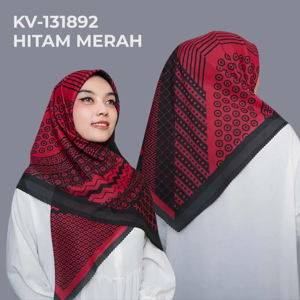 Hijab motif premium standar