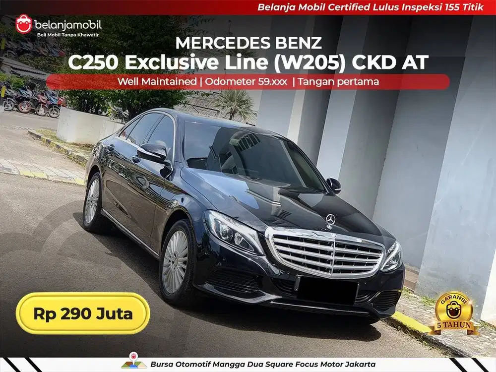 [ KM LOW ] Mercedes Benz Mercy C 250 C250 (W205) CKD AT 2015 2016