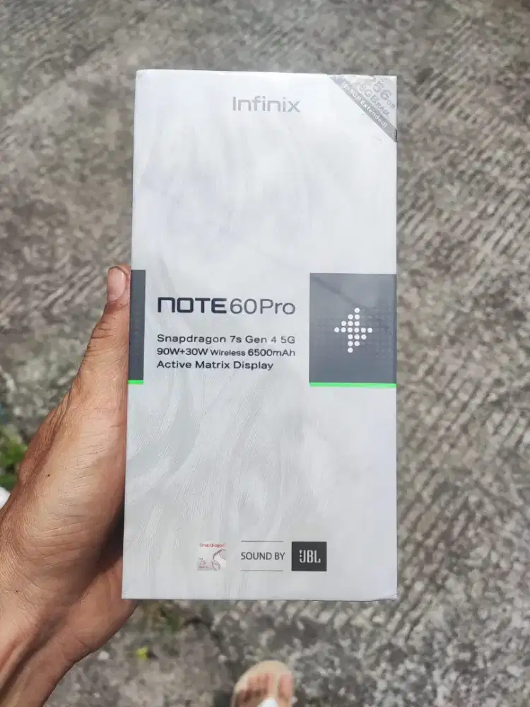 BARU INFINIX NOTE 60 PRO ram 8/256 Titanium Garansi Resmi Segel