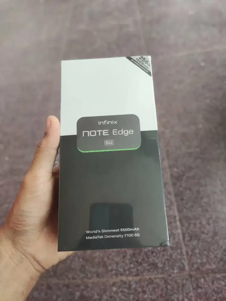 BARU INFINIX NOTE EDGE 5G ram 8/256 Black Garansi Resmi Segel Norepack