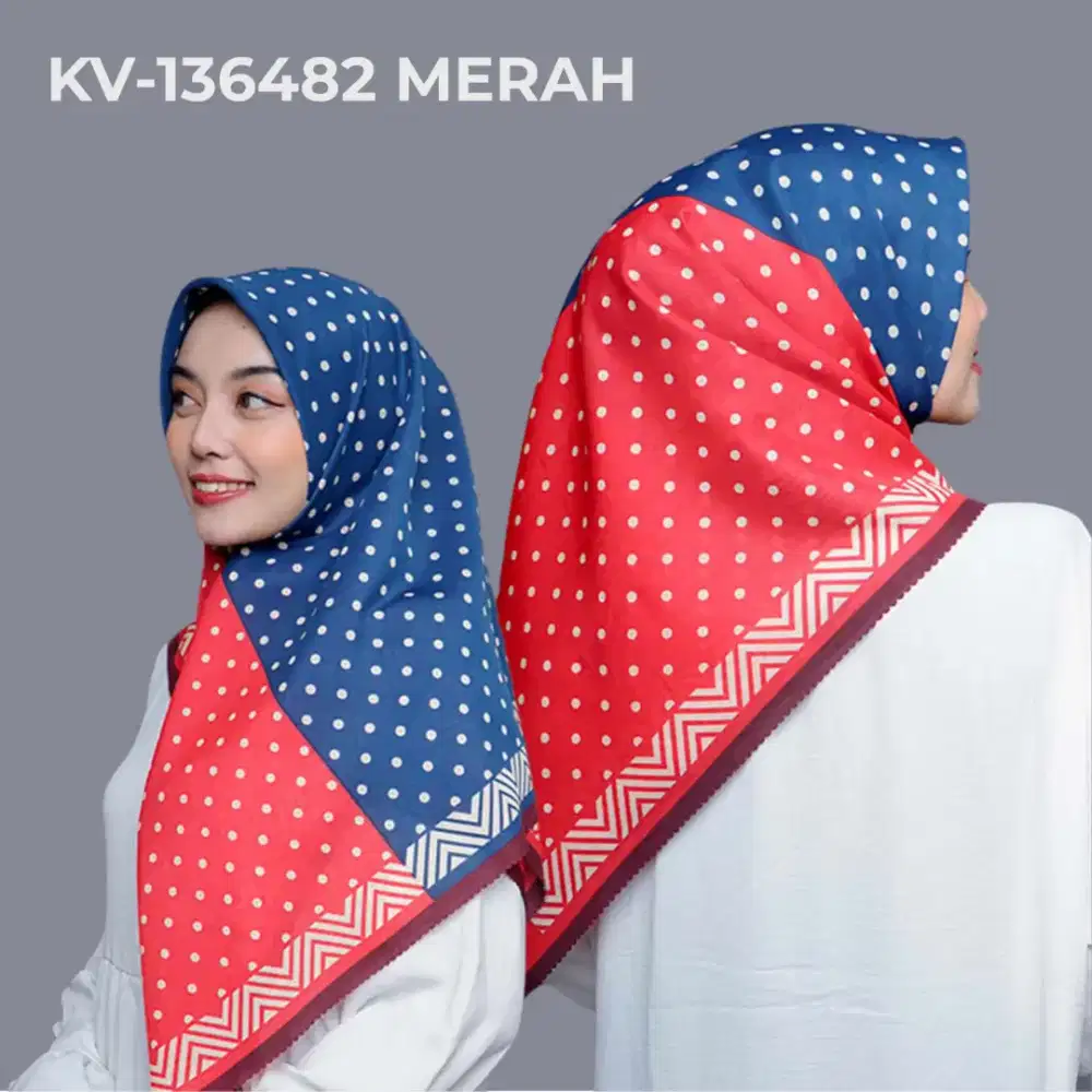 Hijab motif premium standar