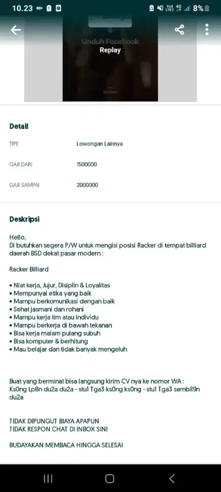 LOKER OB BILLIARD & HELPER AC