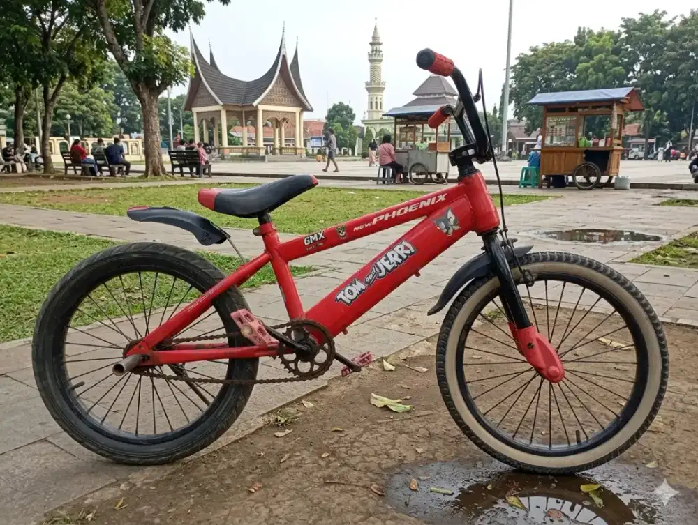 Sepeda anak uk 18 normal layak pake