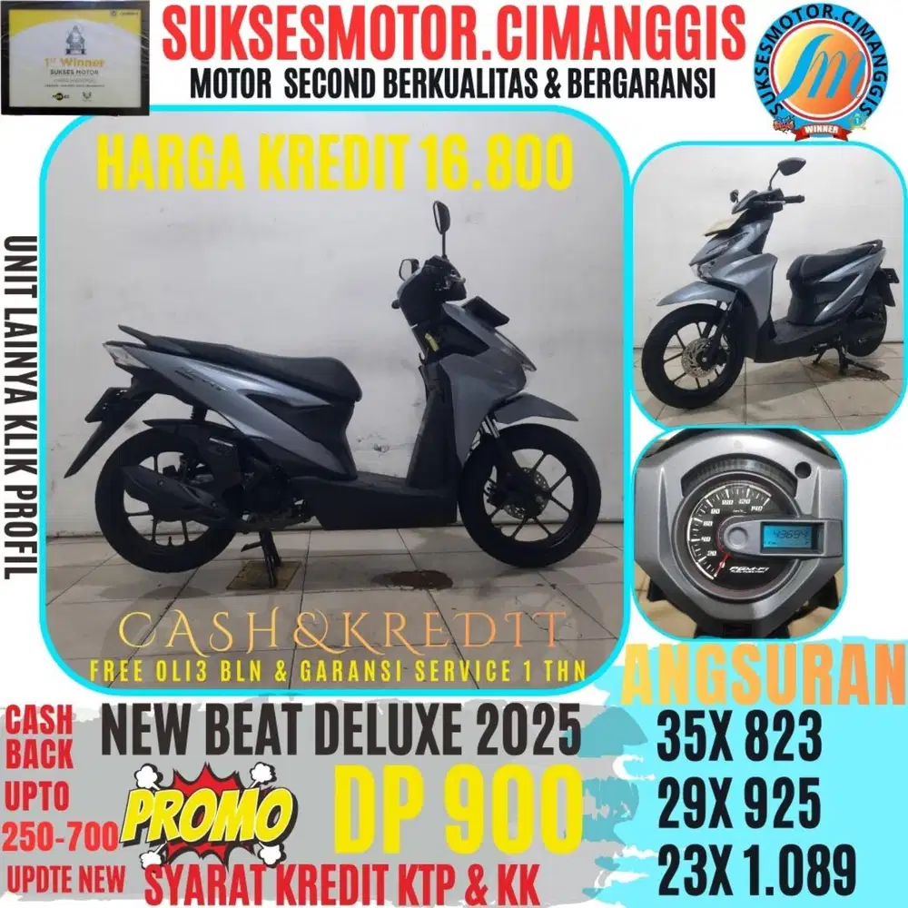 NEW BEAT DLX PROMOTERMURAH CASHBACK UPTO700RBU BERGARANSI SERVICE
