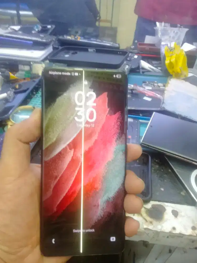 Lcd s21 ultra 5g/fullset mulus no sedow/no retak