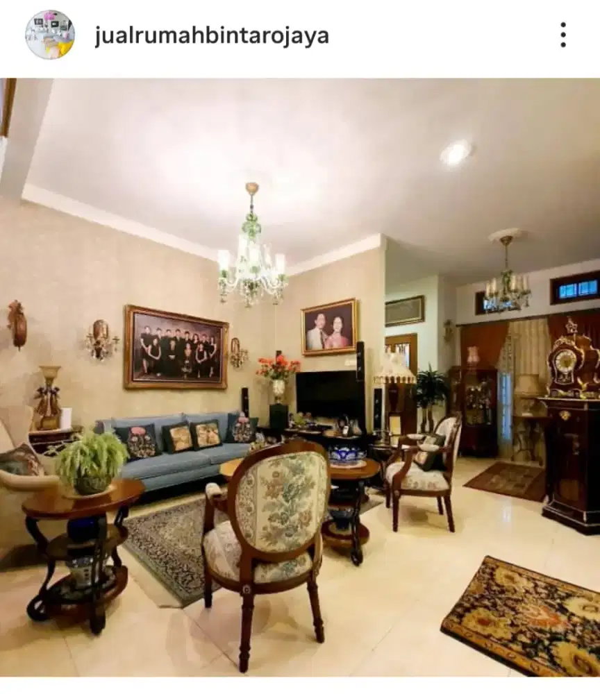 Jual rumah mentang Bintaro depan xchange bxc nego pemilik owner