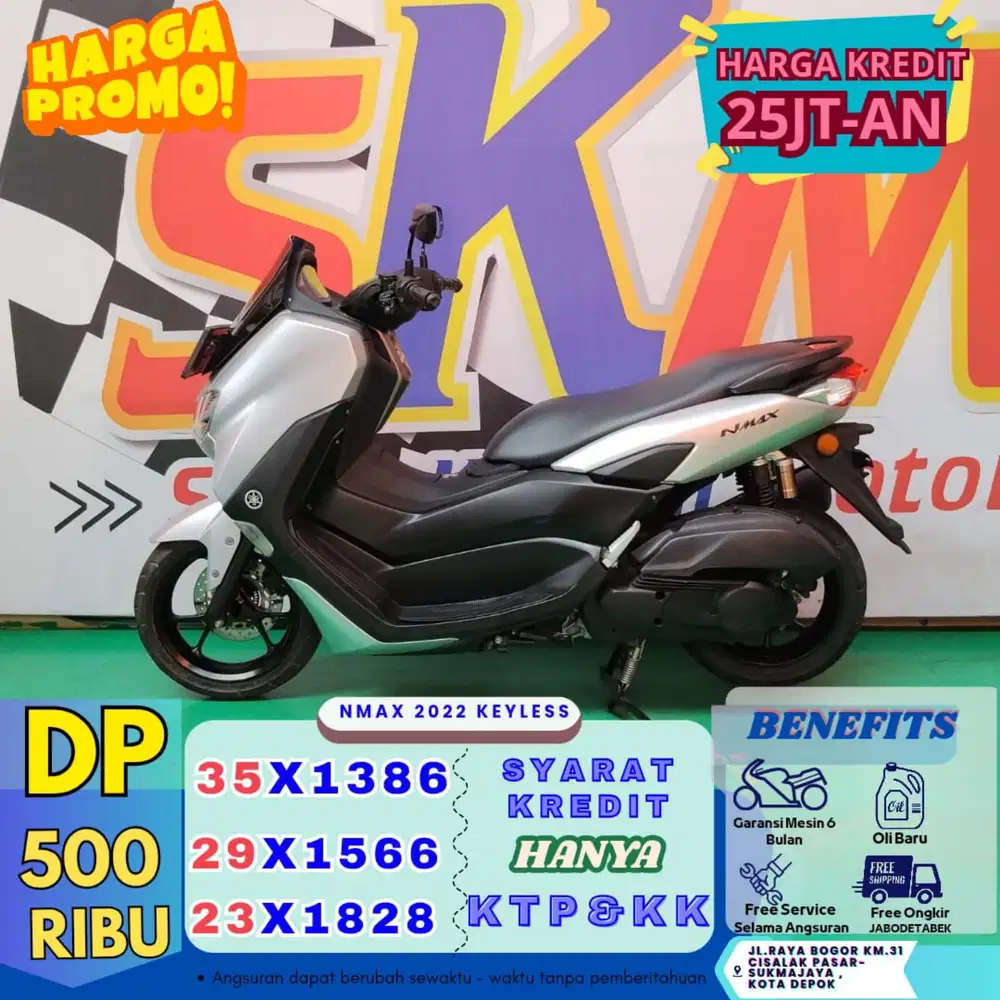 Proses 1hari dp 500rb bawa pulang nmax 2021 keyless