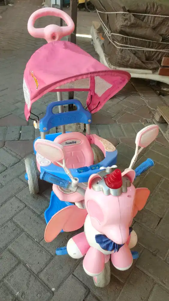 Sepeda anak family roda 3 second normal