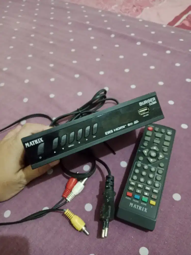 Set top box merk matrix burger