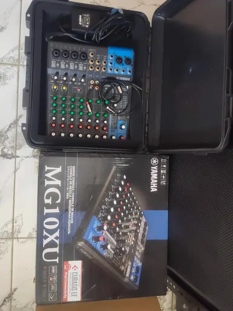 Mixer Yamaha original mg 10 xu Made in Malaysia mulus nominus