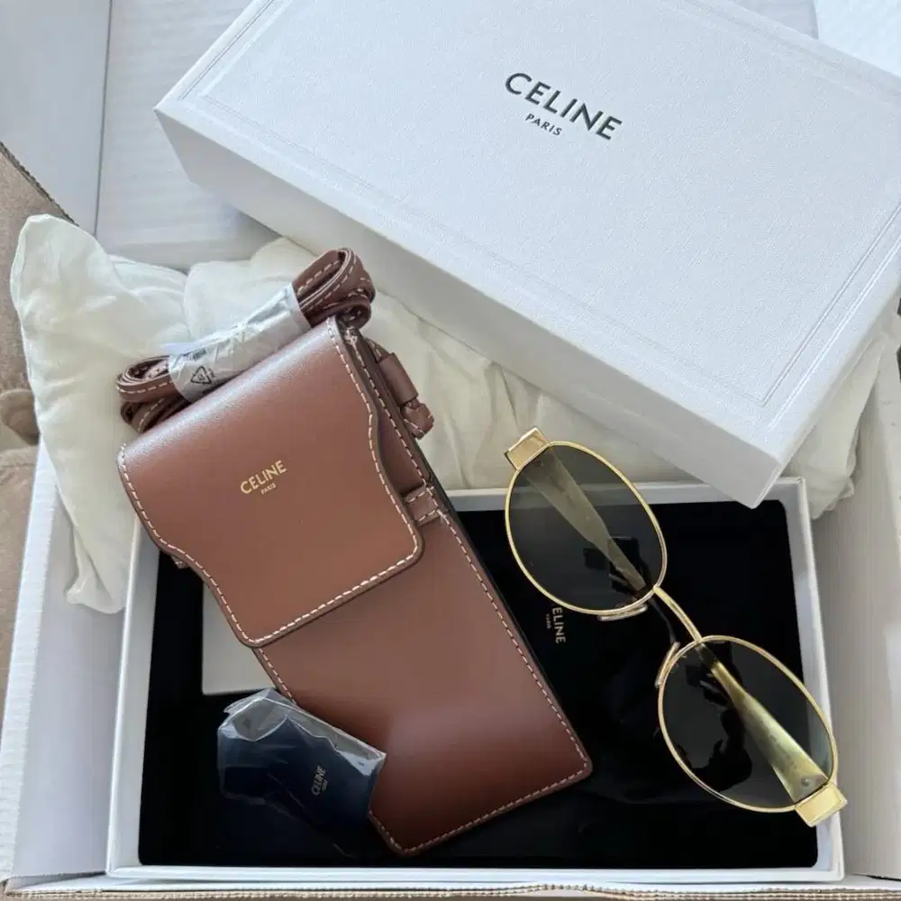 Celine Triomphe 01 Sunglasses Include Bag & Box