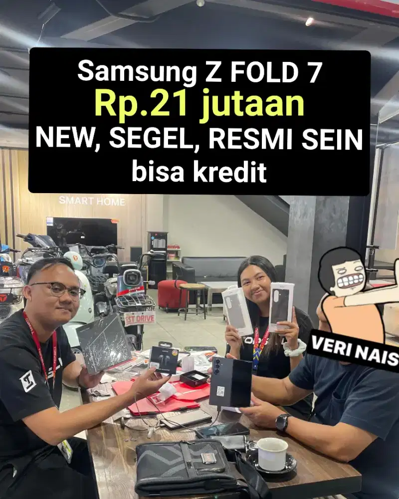 Rp. 21 jutaan ‼️
Samsung GALAXY Z FOLD 7 ‼️
BARU , SEGEL , RESMI SEIN